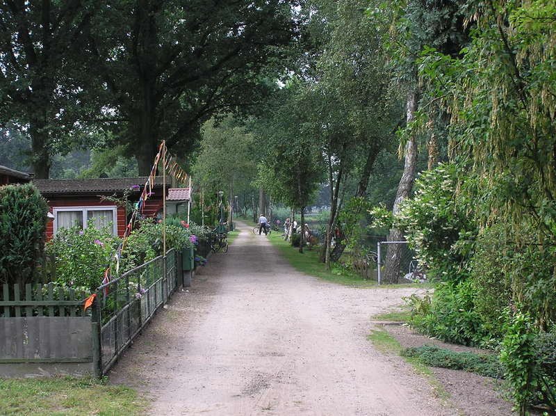 Het pad tussen de plaatsen